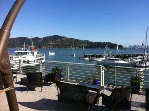 A view of San Francisco Bay from Sausalito